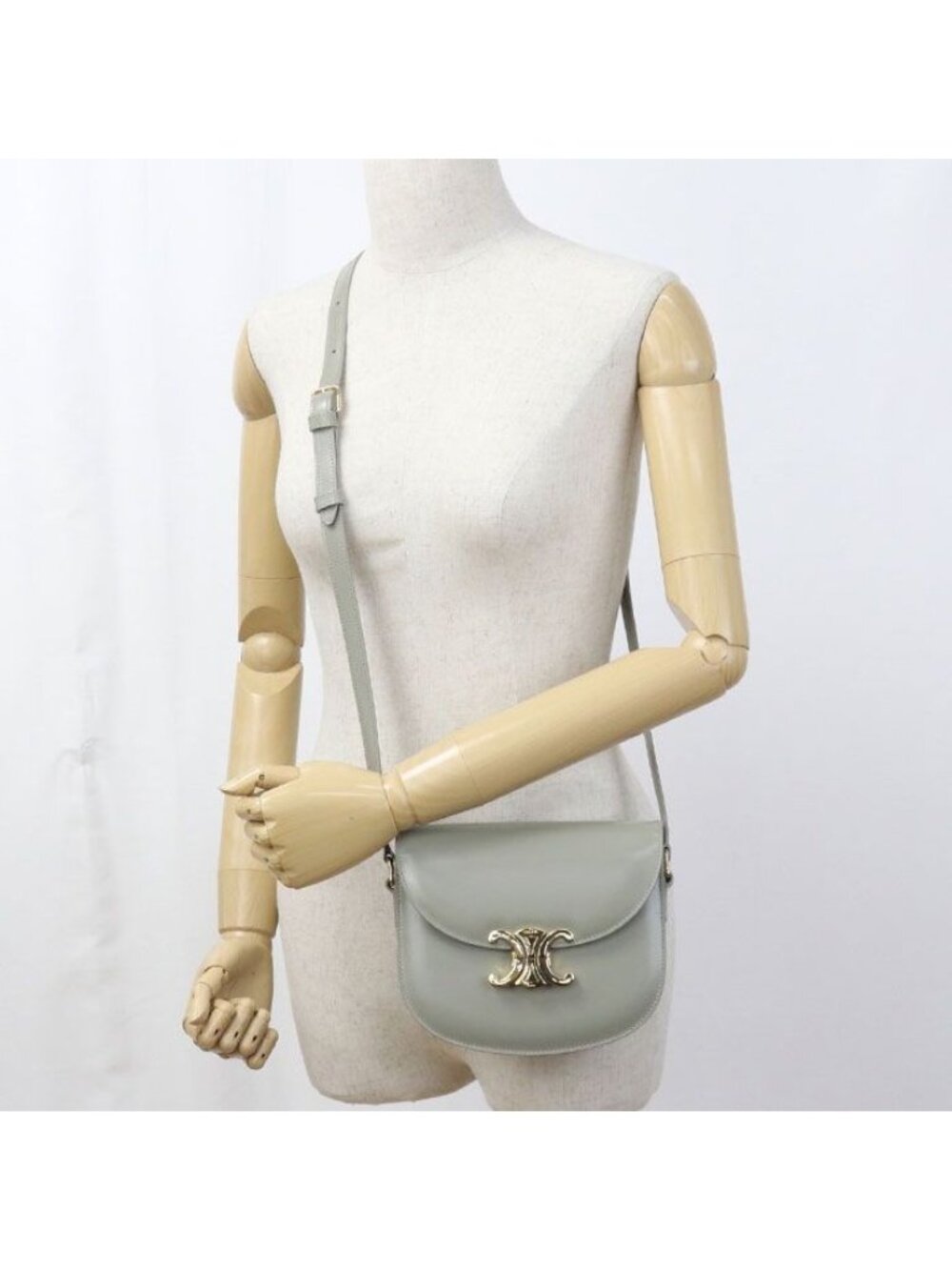 Celine Triomphe Crossbody Shoulder Bag Calf - Picture 10 of 10